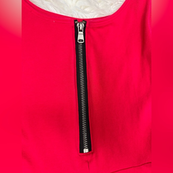 Express Fuchsia Pink Peplum Tank - Picture 4 of 8